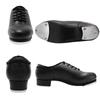 Child Jazz Tap Dance Shoes for Unisex Girls and Boys, Black 12.5 Little Kid view 4