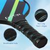 OMOTIYA Pickleball Paddles Set - Fiberglass Surface Pickleball Paddles Set with 2 Rackets, 4 Pickle Balls, and 1 Portable Pickleball Bag, with Ergonomic Cushion Grip, for Men Women Kids Indoor Outdoor view 4