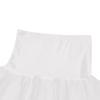 ODIZLI Short Petticoat Skirt Women 50s Petticoat Skirts Knee-Length Tutu Crinoline Slips Underskirts Hoop Skirt Retro Crinoline High Waist Knee Swing Skirt Lady Lolita Petticoat White L view 2