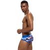JOCKMAIL Classic Camouflage Men Underwear Briefs Printed Ice Silk Briefs Men Panties Underwear (as1, alpha, xx_l, regular, regular, Blue) view 4