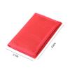 Leyeve wallet,Teen Wallet with Coin Pocket,Kids Wallets for Boys,RFID Trifold Canvas Outdoor Sports Wallet for Kids,Front Pocket Wallet with Magic Sticker-Red view 3