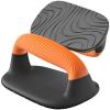 Kipika Push Up Bars, Pushup Stands, Anti-Slip Soft Plastic Push Up Handles, Bottom Anti-Slip Pad, Strength Training Equipment, Perfect for Floor Workout Exercise Black&Orange view 1