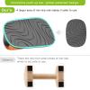 Kipika Push Up Bars, Pushup Stands, Anti-Slip Soft Plastic Push Up Handles, Bottom Anti-Slip Pad, Strength Training Equipment, Perfect for Floor Workout Exercise Black&Orange view 2