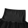 ODIZLI Women 50s Petticoat Skirts Tutu Crinoline Slips Underskirts Petticoats For Women Knee Length Hoop Skirt Retro Crinoline Women'S Half Slips # Black L view 3