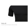 Hotfiary Men's Compression Shirts Quick Dry Athletic T-Shirts Compression Base Layer Tops for Sports Running (1 or 2pcs) view 4