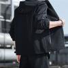 Maiyifu-GJ Men's Lightweight Full Zip Windproof Hoodie Slim Fit Casual Hooded Sweatshirt Outdoor Spring Active Windbreaker (Black,Medium) view 2