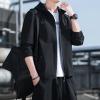 Maiyifu-GJ Men's Lightweight Full Zip Windproof Hoodie Slim Fit Casual Hooded Sweatshirt Outdoor Spring Active Windbreaker (Black,Medium) view 3