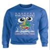 ALLNTRENDS Save The Planet Plant A Christmas Tree Ugly Xmas Sweater Cute Robot Sweatshirt (2XL, Royal Blue) view 1