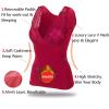 ANRIO Velvet Thicken Thermal Underwear for Women Plus Size Thermals Body Slim Shaper Camisole Sleeveless Vest Tank Tops (Color : Black, Size : XXXXL/XXXX-Large) view 4