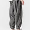 Ymosrh Work Wear Clothing for Men Pants, Big and Tall Mens Sweatpants Men's Joggers Track Pants XXL Trousers, Japanese Retro Corduroy Loose Casual Shorts, Work Safety Trousers Jogger Gym (3XL, Gray) view 3