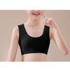 ikasus Girls Everyday Bra Students Sports Bra Cotton Breathable Bra Seamless Racerback Bralette Comfortable Soft Bras for Aged 9-14 view 3