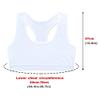 ikasus Girls Everyday Bra Students Sports Bra Cotton Breathable Bra Seamless Racerback Bralette Comfortable Soft Bras for Aged 9-14 view 4