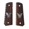 EDS Holster Wooden Pistol Grip with Eagle Logo Compatible with Colt 1911 and 1911 Variants view 1