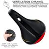 DAWAY A14 Loud Bike Horn and DAWAY C66 Comfortable Touring Bike Seat with Taillight - Soft Bike Saddle and 5 Modes Sound 110 DB Bicycle Cycling Handlebar Ring Alarm Bells, Practical Gift for Men Women view 4
