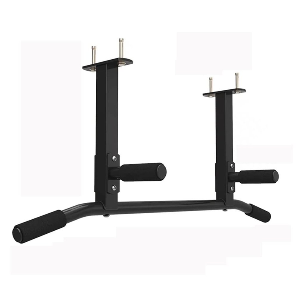 BCPPO Chin Up Bar Ceiling Heavy Wall Mounted Pull up bar, Home Office Gym Upper arm Strength Training Fitness Horizontal bar, Safe Load 300kg (Color : Black, Size : Style 1)
