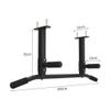 BCPPO Chin Up Bar Ceiling Heavy Wall Mounted Pull up bar, Home Office Gym Upper arm Strength Training Fitness Horizontal bar, Safe Load 300kg (Color : Black, Size : Style 1) view 2