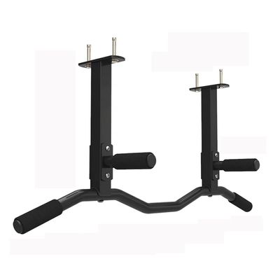 BCPPO Chin Up Bar Ceiling Heavy Wall Mounted Pull up bar, Home Office Gym Upper arm Strength Training Fitness Horizontal bar, Safe Load 300kg (Color : Black, Size : Style 2)