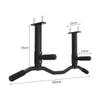 BCPPO Chin Up Bar Ceiling Heavy Wall Mounted Pull up bar, Home Office Gym Upper arm Strength Training Fitness Horizontal bar, Safe Load 300kg (Color : Black, Size : Style 2) view 2