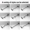 BCPPO Chin Up Bar Steel Heavy Pull up bar, Adult Teen Men Women arm Strength Training Horizontal bar, Safe and Stable/Easy to Assemble (Size : E) view 3