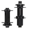 2pcs Bike Wheel Part Bicycle Hubs, Black Aluminium Alloy 32 Holes Front Rear Bike Disc Hubs, Quick Release, 4 Bearing for Mountain Cycling view 1