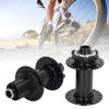 2pcs Bike Wheel Part Bicycle Hubs, Black Aluminium Alloy 32 Holes Front Rear Bike Disc Hubs, Quick Release, 4 Bearing for Mountain Cycling view 4