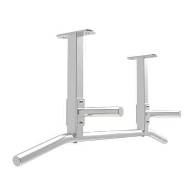 BCPPO Chin Up Bar Ceiling Heavy Wall Mounted Pull up bar, Home Office Gym Upper arm Strength Training Fitness Horizontal bar, Safe Load 300kg (Color : Silver, Size : Style 1)