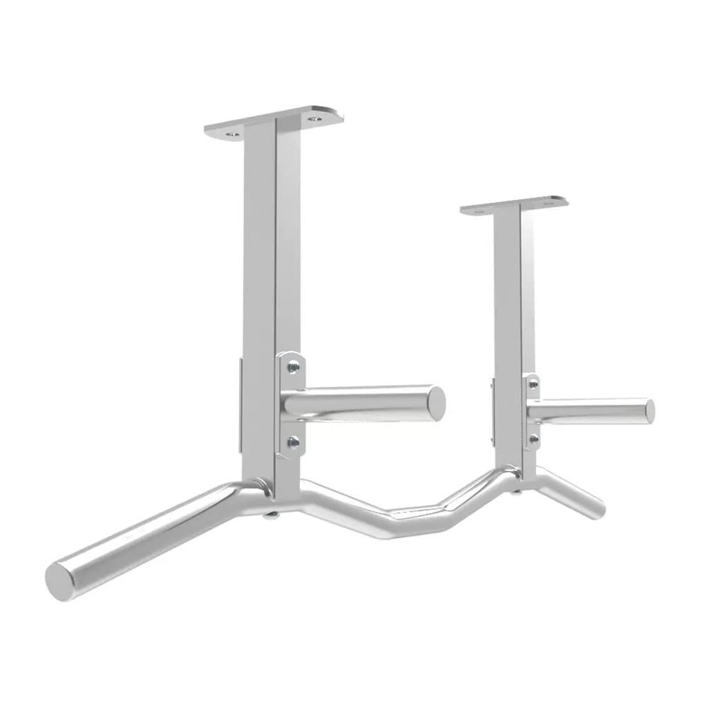 BCPPO Chin Up Bar Ceiling Heavy Wall Mounted Pull up bar, Home Office Gym Upper arm Strength Training Fitness Horizontal bar, Safe Load 300kg (Color : Silver, Size : Style 2)