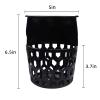 Scott Edward 6pcs Billiard Pockets, Plastic Web Billiard Pockets, Black Billiards net Bag, Heavy Duty Billiard Table, Pool Table Pockets Web Pocket view 2