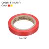 PATIKIL 26Ft Grip Finishing Tape, 2 Pack PVC Racquet Finishing Tapes Racket Accessories Sticky Seal for Tennis Badminton, Red/Yellow view 2