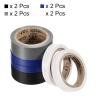 PATIKIL 26Ft Grip Finishing Tape, 8 Pack PVC Racquet Finishing Tapes Racket Accessories Sticky Seal for Tennis Badminton, Grey/Black/White/Blue view 3