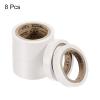 PATIKIL 26Ft Grip Finishing Tape, 8 Pack PVC Racquet Finishing Tapes Racket Accessories Sticky Seal for Tennis Badminton, White view 3