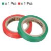PATIKIL 26Ft Grip Finishing Tape, 2 Pack PVC Racquet Finishing Tapes Racket Accessories Sticky Seal for Tennis Badminton, Red/Green view 3
