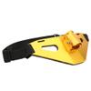 Fishing Fighting Waist Belt,Aluminium Alloy Fishing Rod Pole Holder Stand Up Waist Fighting Belt for Fishing (Gold) view 3