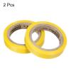 PATIKIL 26Ft Grip Finishing Tape, 2 Pack PVC Racquet Finishing Tapes Racket Accessories Sticky Seal for Tennis Badminton, Yellow view 3