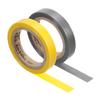 PATIKIL 26Ft Grip Finishing Tape, 2 Pack PVC Racquet Finishing Tapes Racket Accessories Sticky Seal for Tennis Badminton, Grey/Yellow view 1