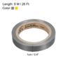 PATIKIL 26Ft Grip Finishing Tape, 2 Pack PVC Racquet Finishing Tapes Racket Accessories Sticky Seal for Tennis Badminton, Grey/Yellow view 2