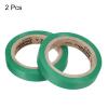 PATIKIL 26Ft Grip Finishing Tape, 2 Pack PVC Racquet Finishing Tapes Racket Accessories Sticky Seal for Tennis Badminton, Green view 3