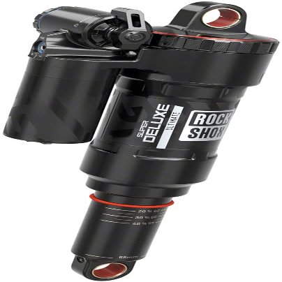 RockShox Super Deluxe Ultimate RC2T, Rear Shock, 230x62.5, Shaft Eyelet: Standard, Body Eyelet: Bearing, Linear Air,
