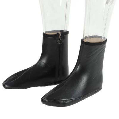 Atyhao Leather Muslim Socks - PU Leather Keep Warm Antiskid Islamic Socks for Camping, Fishing, Sunnah Khuff