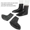 Atyhao Leather Muslim Socks - PU Leather Keep Warm Antiskid Islamic Socks for Camping, Fishing, Sunnah Khuff view 3