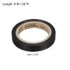 PATIKIL 26Ft Grip Finishing Tape, 8 Pack PVC Racquet Finishing Tapes Racket Accessories Sticky Seal for Tennis Badminton, Black view 2