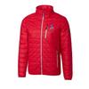 Cutter & Buck Men's Red New England Patriots Throwback Logo Rainier PrimaLoft Eco Insulated Full-Zip Puffer Jacket view 2
