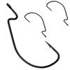 50pcs Wide Gap Fishing Hook High Carbon Steel Offset Worm Hook Jig Fishing Hooks for Bass Saltwater Fishing Size: 1/0-5/0 (2/0) view 1