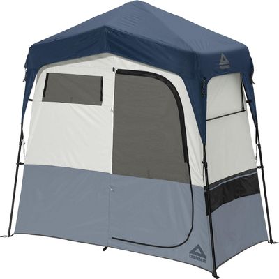 Caddis Rapid 2-Room Privacy Shelter, Camping Shower Tent, Privacy Tents for Camping, Pop Up Tent for Showering, Changing or Lavatories, Portable Shower, (by Caddis Sports)