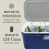 Coleman Classic Series Insulated Portable Cooler, Leak-Resistant Outdoor Hard Cooler Keeps Ice up to 5 Days, 52/70/120/150 Quart view 3