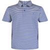 Izod Boys Performance Grid Short Sleeve Stretch Collared Polo Golf Shirt, Surf The Web Stripe, 18-20 US view 1