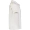 Izod Boys Performance Grid Short Sleeve Stretch Collared Polo Golf Shirt, White, 18-20 US view 2