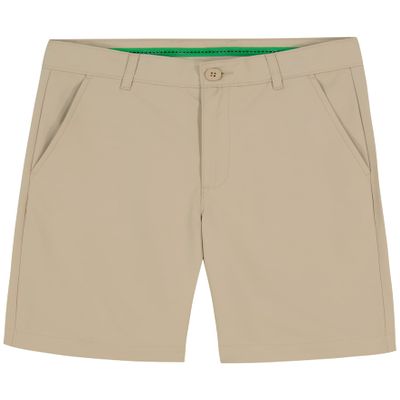 Izod Boys Performance Swingflex Stretch Straight Fit Golf Shorts, White Pepper, 8 US