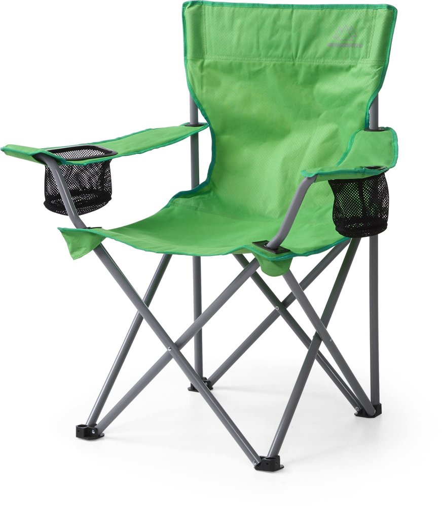 MOUNTAIN SUMMIT GEAR Anytime Chair for Camping, Sports, and The Outdoors w/Carry Bag, Camping Chairs for Adults, Folding Chair for Outside, (by Caddis Sports)