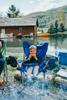 MOUNTAIN SUMMIT GEAR Anytime Chair for Camping, Sports, and The Outdoors w/Carry Bag, Camping Chairs for Adults, Folding Chair for Outside, (by Caddis Sports) view 2